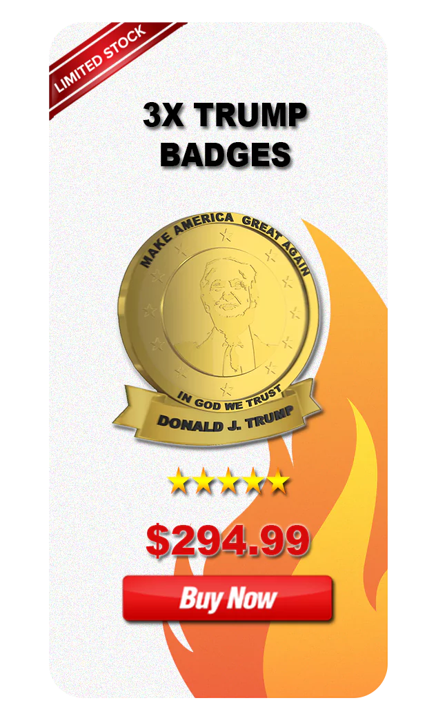 Trump Patriot Badge - 1 badge